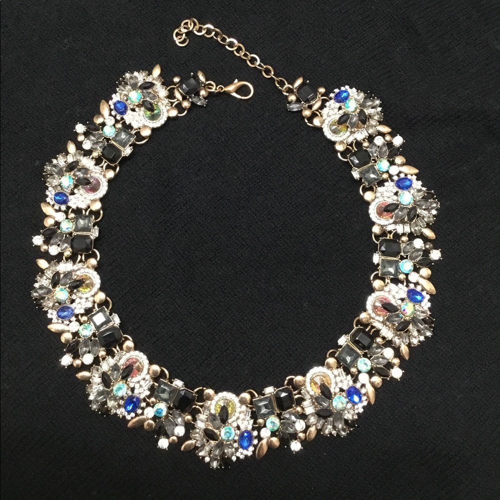 Eye Candy Necklace Luscious Multi gemstone Euc